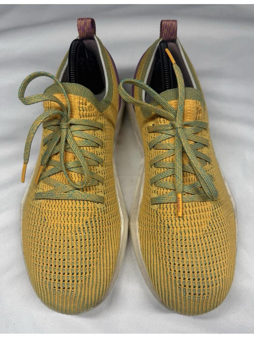 Allbirds Tree Flyer Shoes Men Sz 9 Yellow Running Sneakers‎ Slip On Knit Comfort